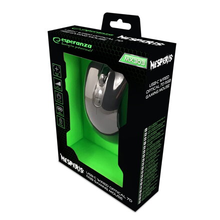  Optická herní myš 7D Esperanza EGM303 HESPERIS USB-C