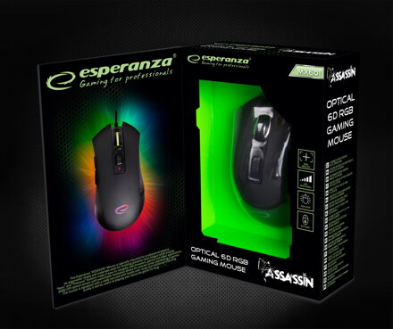 Optická herní myš 6D Esperanza EGM601 ASSASSIN Optická herní myš 6D Esperanza EGM601 ASSASSIN