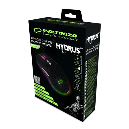  Optická herní myš RGB 7D Esperanza EGM702 HYDRUS