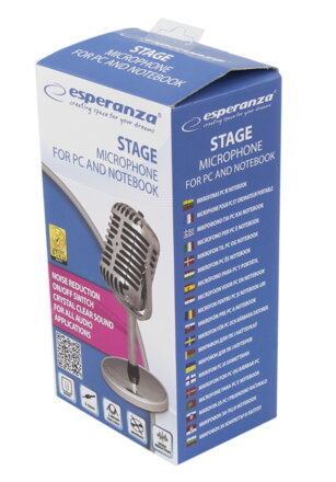  Mikrofon Esperanza EH181 STAGE 3,5mm jack