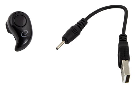 Sluchátko s mikrofonem Esperanza SUMBA EH185, bluetooth, černé