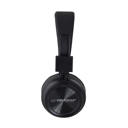 Bezdrátová sluchátka s mikrofonem EH219 Esperanza CALYPSO Bluetooth 5.0, černá 