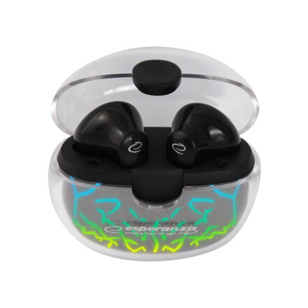 Bluetooth sluchátka 5.0 TWS Esperanza PANDORA EH234K