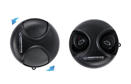 Bluetooth sluchátka 5.0 TWS Esperanza ARIES EH228K