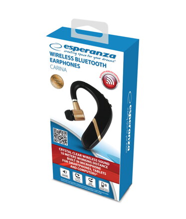 Bluetooth sluchátko 5.0 Esperanza CARINA EH234K