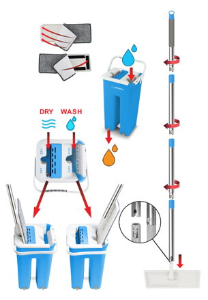 Čistící mop Esperanza EHS004 PERFECT CLEAN Čistící mop Esperanza EHS004 PERFECT CLEAN