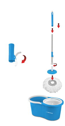 Čistící spin mop Esperanza EHS005 PERFECT CLEAN