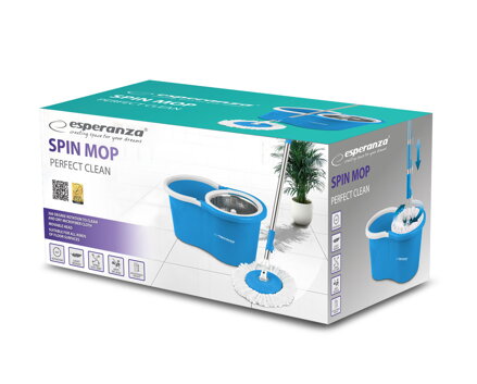 Čistící spin mop Esperanza EHS006 PERFECT CLEAN Čistící spin mop Esperanza EHS006 PERFECT CLEAN