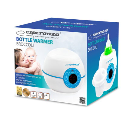 Ohřívač lahví Esperanza LCD EKB003 BROCCOLI