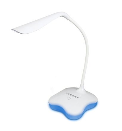 Stolní LED lampa s nočním osvětlením Esperanza ELD105W MIMOSA - bílá