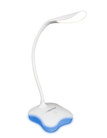 Stolní LED lampa s nočním osvětlením Esperanza ELD105W MIMOSA - bílá