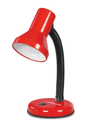 Stolní lampa Esperanza E27 ALATAIR ELD108R červená