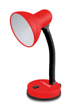 Stolní lampa Esperanza E27 VEGA ELD109R červená