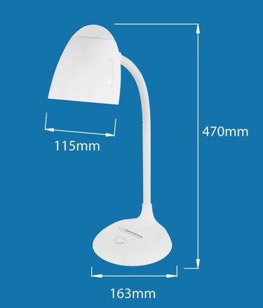 Stolní lampa Esperanza E27 ELECTRA ELD110R červená