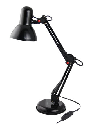 Stolní lampa Esperanza E27 AVIOR ELD112K černá