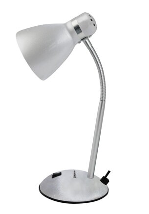 Stolní lampa Esperanza E27 ALKES ELD113S stříbrná