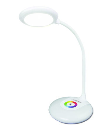 Stolní LED lampa s nočním osvětlením RGB Esperanza ELD117 MIZAR bílá