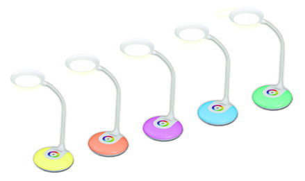 Stolní LED lampa s nočním osvětlením RGB Esperanza ELD117 MIZAR bílá