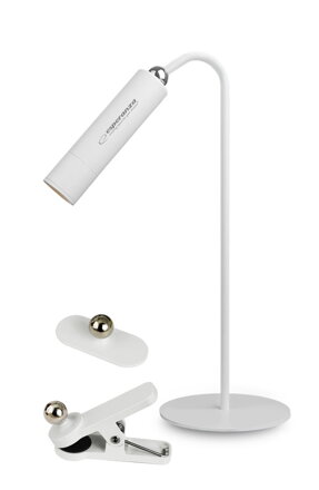 Stolní LED lampa 3in1 Esperanza ELD118W AGENA - bílá - nabíjecí