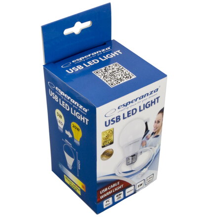 Žárovka ESPERANZA ELL170 LED BULB 5W USB