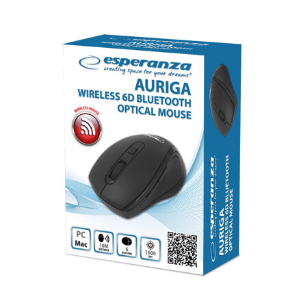 Bluetooth bezdrátová myš 6D Esperanza AURIGA EM128K