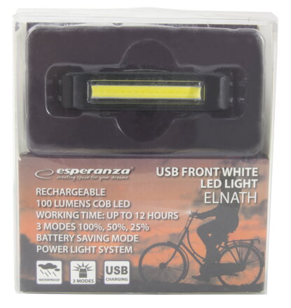  Světlo na kolo LED Esperanza EOT020 ELNATH, USB