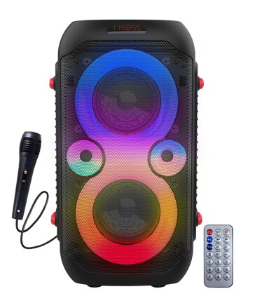 Přenosný Karaoe Bluetooth RGB FM reproduktor Esperanza EP156 SINGER