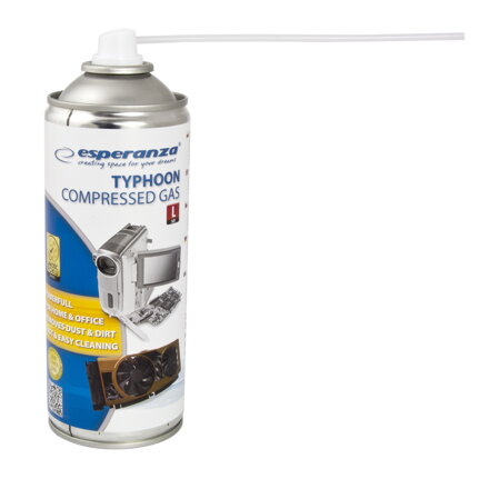 Stlačený vzduch 400ml Esperanza ES103
