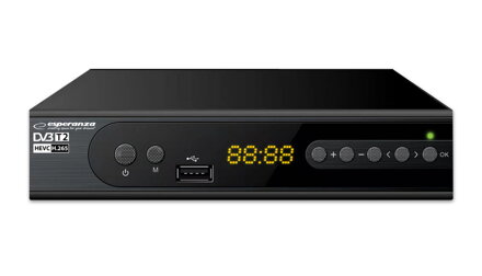 ESPERANZA DVB-T2 H.265/HEVC DIGITAL TERRESTRIAL TV RECEIVER Esperanza EV106R