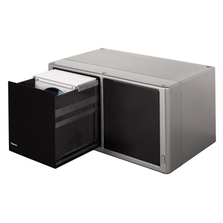 Hama plastový CD box Magic Touch 120, stříbrný