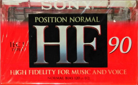 Audiokazeta SONY HF90 