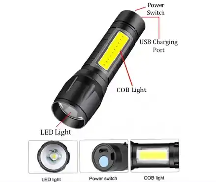 Svítilna LED MINI - nabíjecí HT-4700