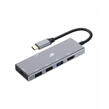 Adapter HUB  USB C 7 v 1 USB 3.0, 2xUSB 2.0, HDMI, PD, SD/TF