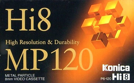 Hi-8 kazeta do kamery Konica MP120