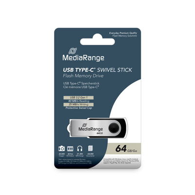 USB Flash 3.2 Type-C 64GB Mediarange MR1953
