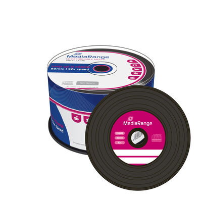 CD-R  Mediarange VINYL 52x 700MB 80min 50cake MR225