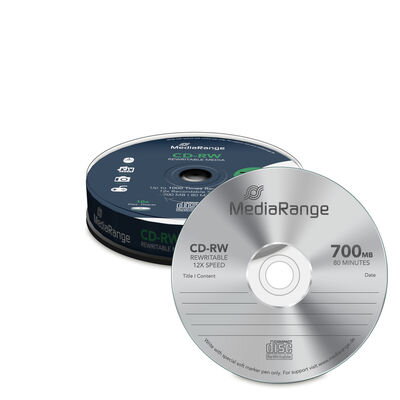 CD-RW Mediarange 10cake 700MB 12x MR235