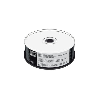 CD-R Mediarange BLACK 700MB 52x 25cake Printable MR241