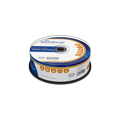 DVD+R Mediarange 4,7GB 25cake 16x MR404