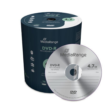 DVD-R Mediarange 4,7GB 100cake 16x MR442