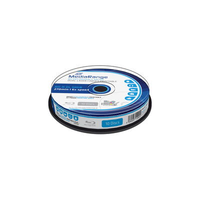 Blu-ray Mediarange 50GB 6x 10cake BD-R DL Printable MR509