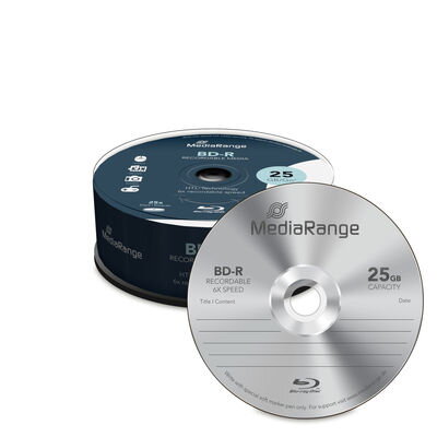 Blu-ray Mediarange 25GB 6x 25cake MR514