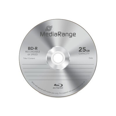 Blu-ray Mediarange 25GB 6x 25cake MR514