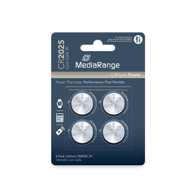 Baterie CR2025 Mediarange Lithiová 3V - cena za 1ks baterie MRBAT131