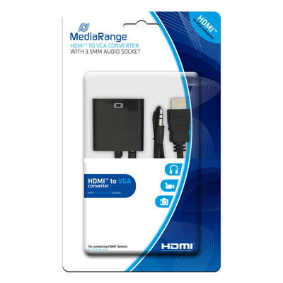 Převodník HDMI ™ na VGA + 3,5mm audio jack - Mediarange MRCS167