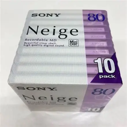 Minidisc Sony Neige 80 - 10pack