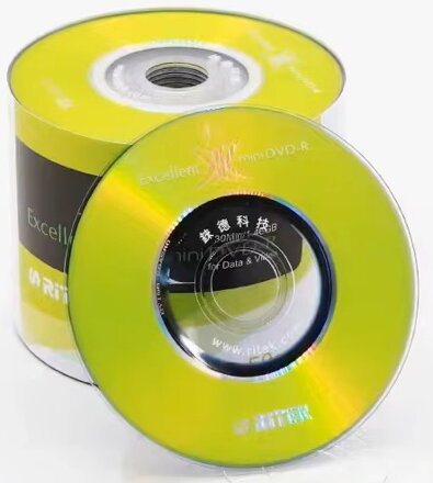 DVD-R mini RITEK 8cm 50shrink 4x 1,4GB