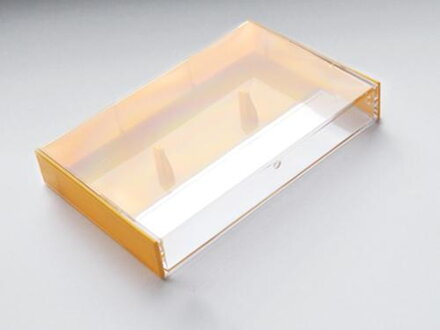 Obal na MC kazetu - audiokazetu - žlutý - 2xPIN