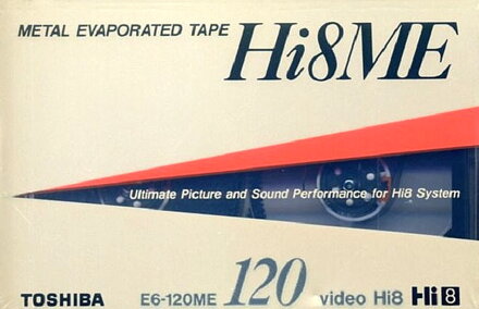 Hi-8 kazeta do kamery TOSHIBA E6-120ME