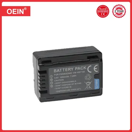 Baterie pro Panasonic VW-VBT190, Li-Ion, 3.6V, 1950mAh, 7Wh